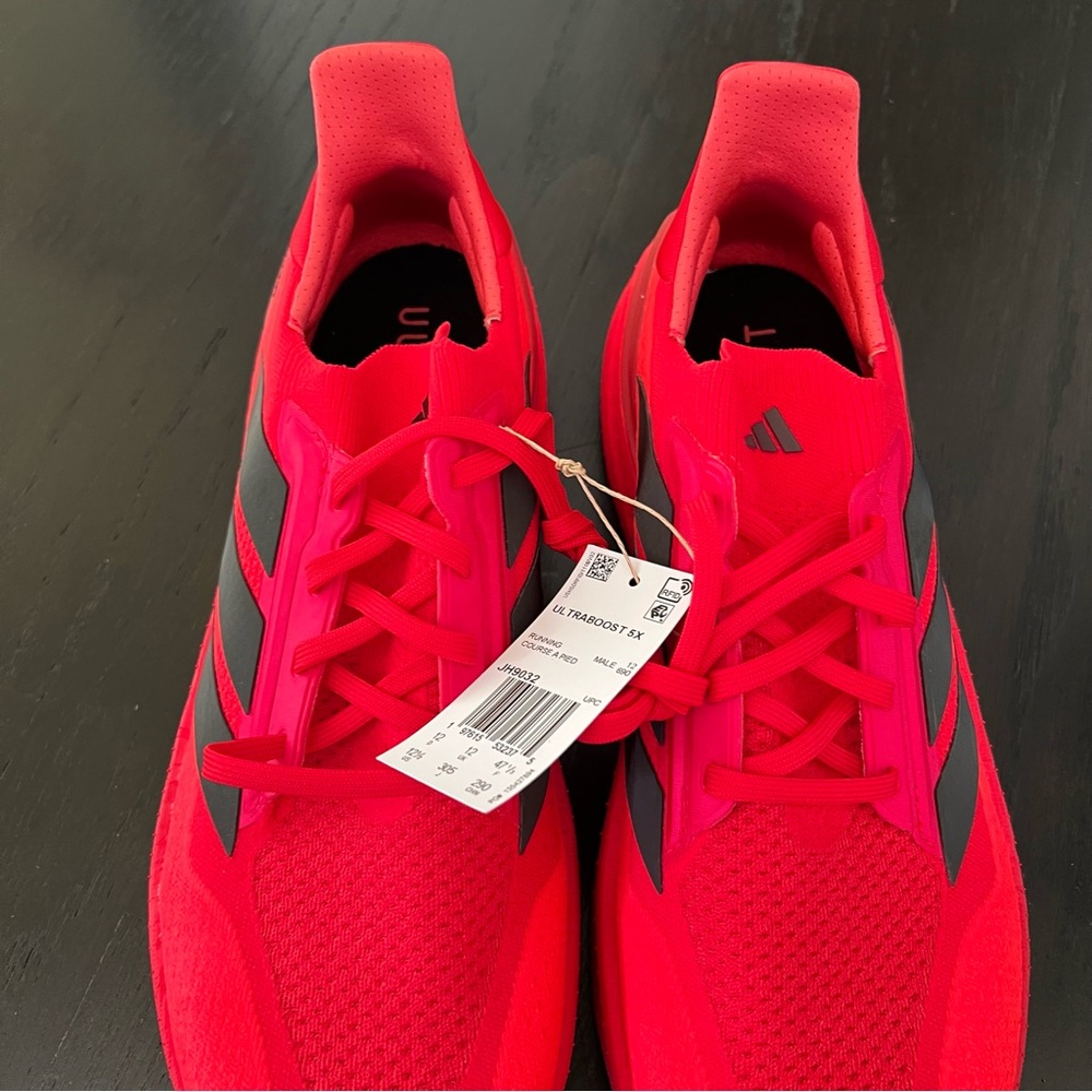 💙New💙 ADIDAS Ultraboost 5X Pure Ruby Black - Picture 6 of 10